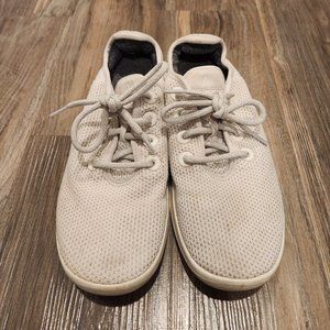 Allbirds Tree Runners White - Women’s Size 10 Lace Up Athletic Sneakers Wool